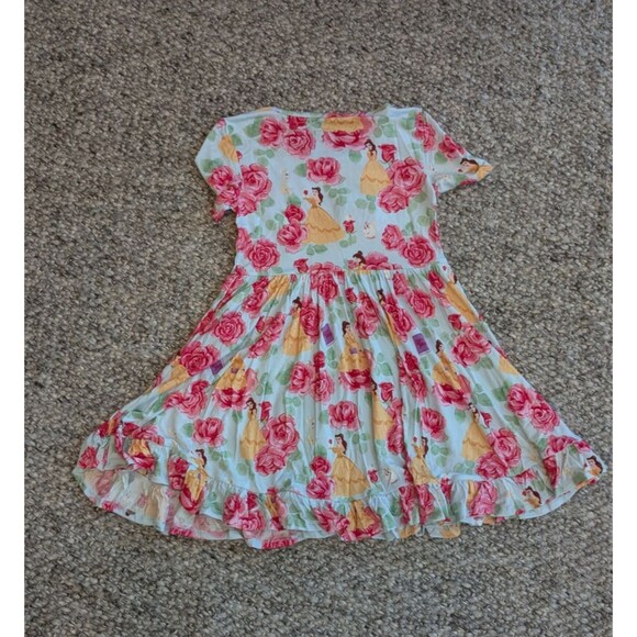 NWT Posh Peanut x Disney Princess Belle Rose Ruffled Twirl Dress Girls Size 7-8 - Picture 6 of 6